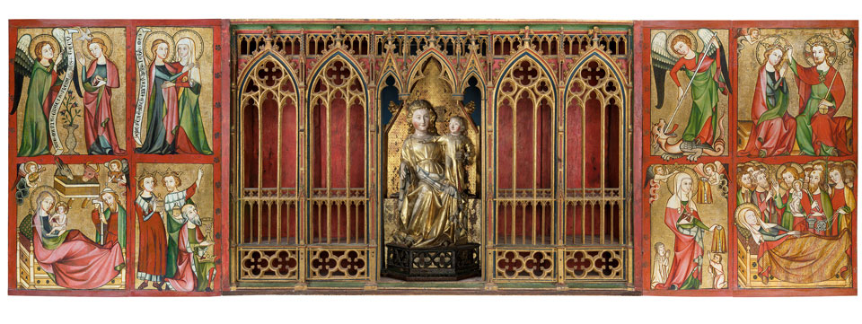 Altenberger Retable in a photomontage © Städel Museum