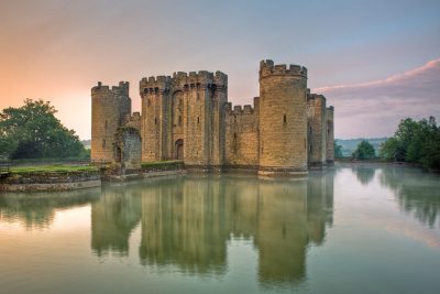 Bodiam Castle is full of medieval histories