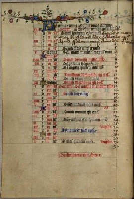 Book of Hours of Richard III - detail
