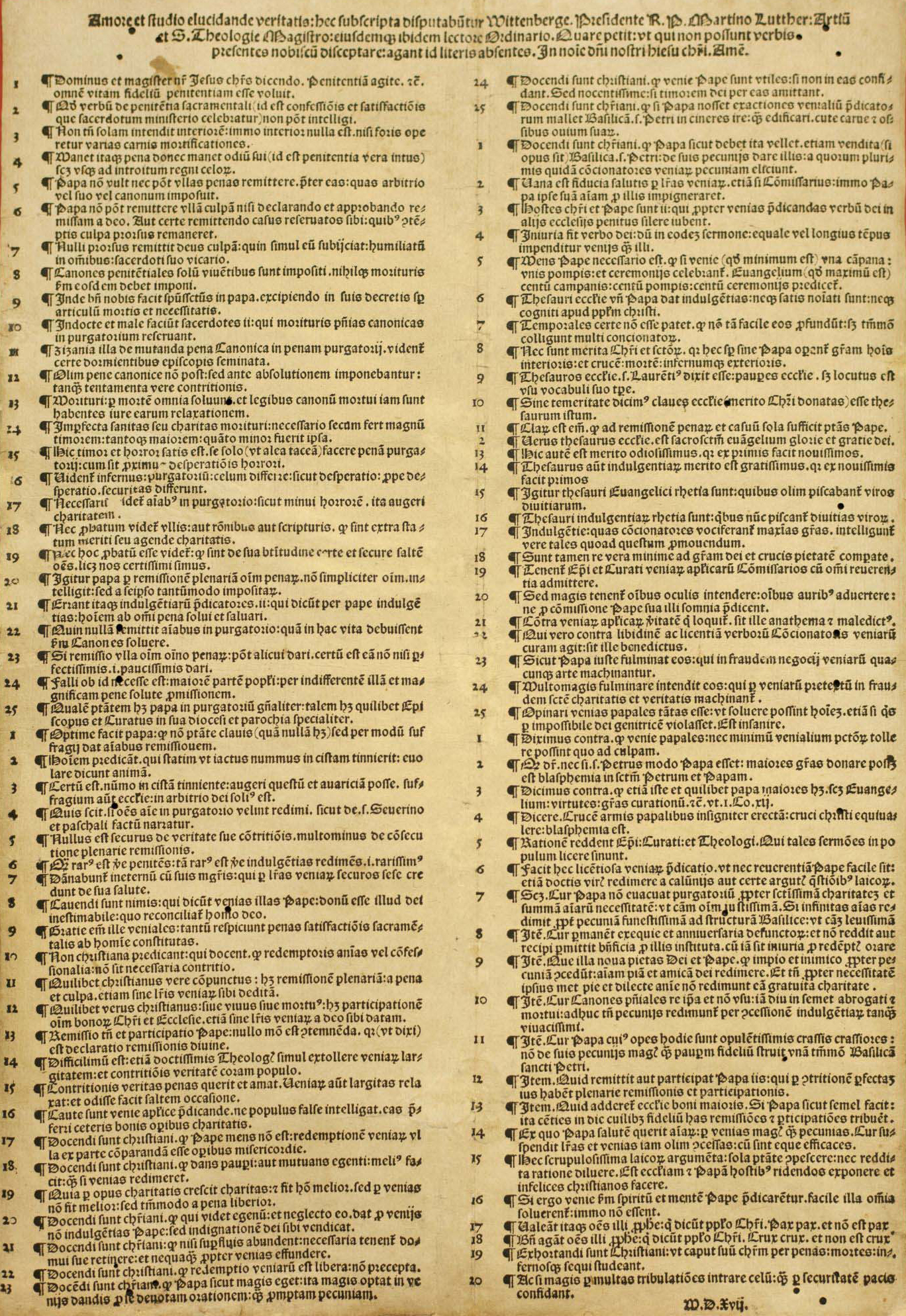 what were the 95 theses yahoo Short term and long term martin luther's 95 theses thew people saw that they could ask for forgiveness themselves and that baptism and holy communion were the. what were the 95 theses yahoo Short term and long term martin luther's 95 theses thew people saw that they could ask for forgiveness themselves and that baptism and holy communion were the.