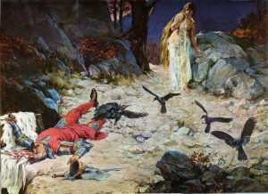 Oton_Ivekovic-Death of Croatian king Petar Svacic in the mountains near Gvozd 1097 Medieval Histories