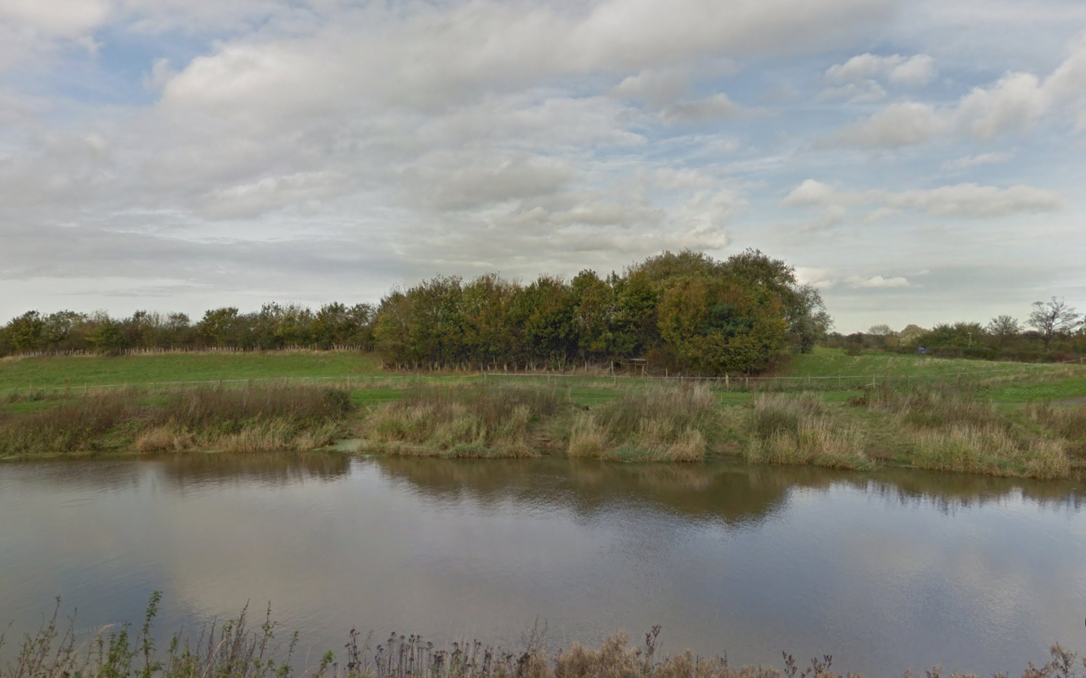 River Trent south of Torksey Viking Winter Camp