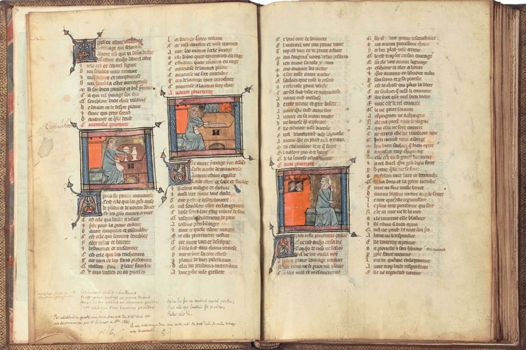 Roman de la Rose. Workshop of Richard et Jeanne de Montbaston. ca 1362