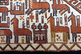 Overhogdal Viking tapestry - chruch