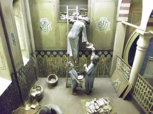 Model of the Cairo Genizah. © Diaspora Museum in Tel Aviv, Israel