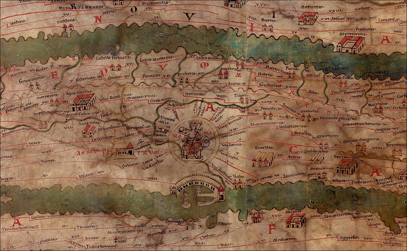 Rome in the Peutinger Map